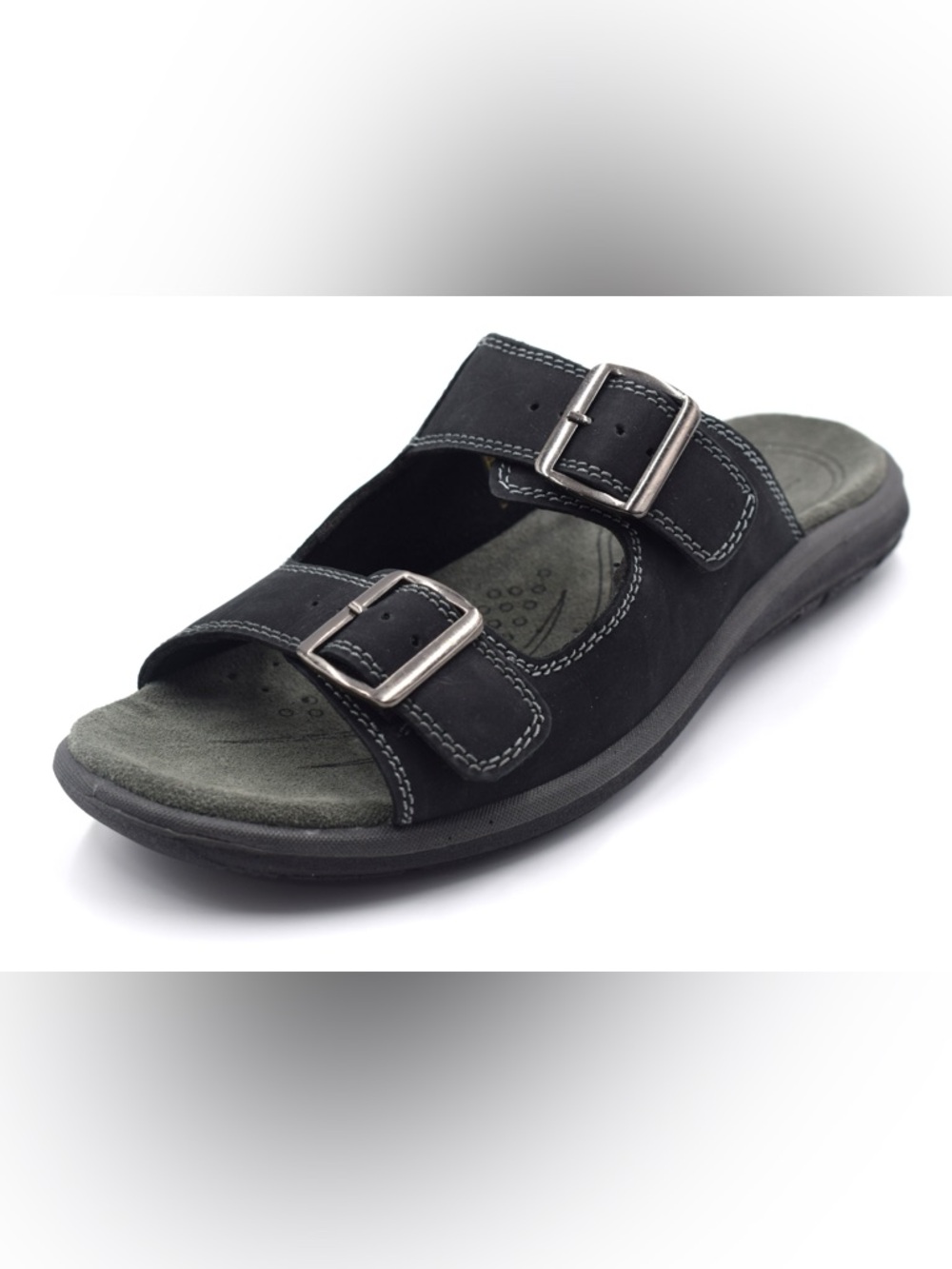 AR-77, NEKTA/ke'nekt/Men's Double Strap Slides Sandals